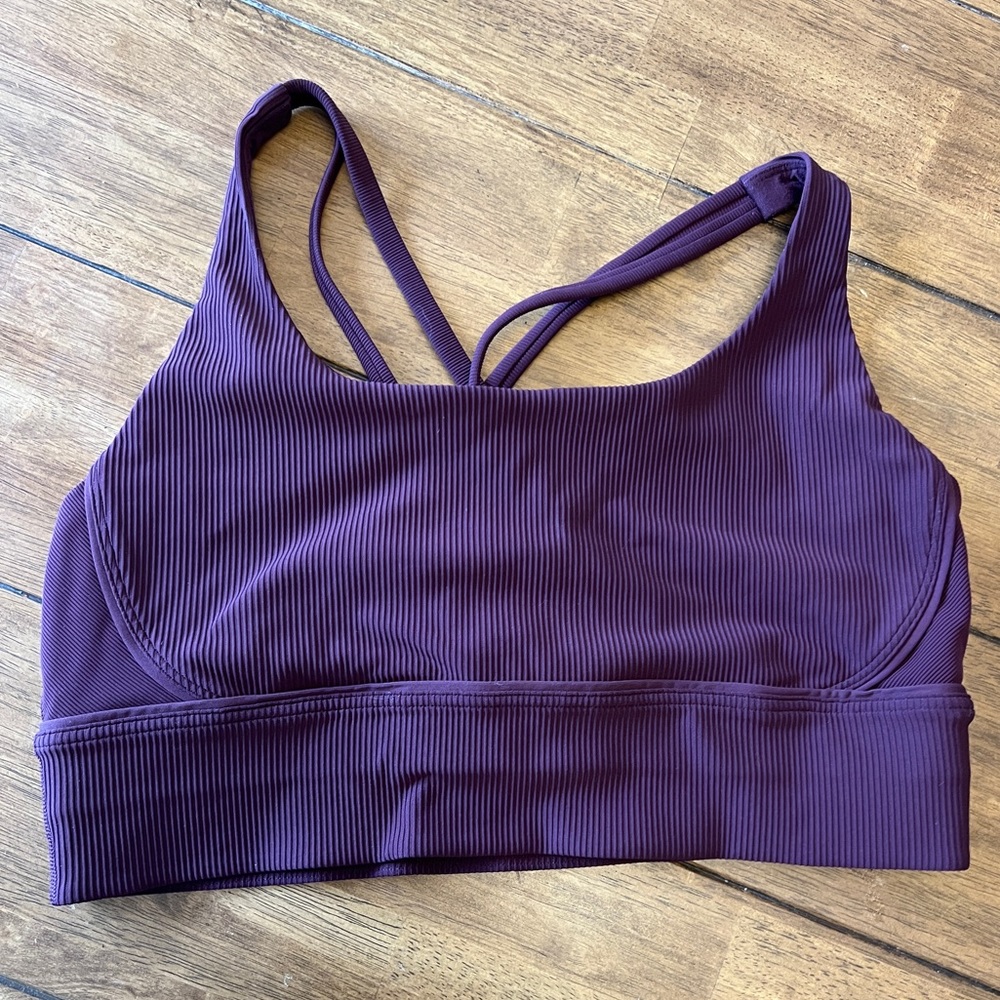 Lululemon sports bra maroon size 12